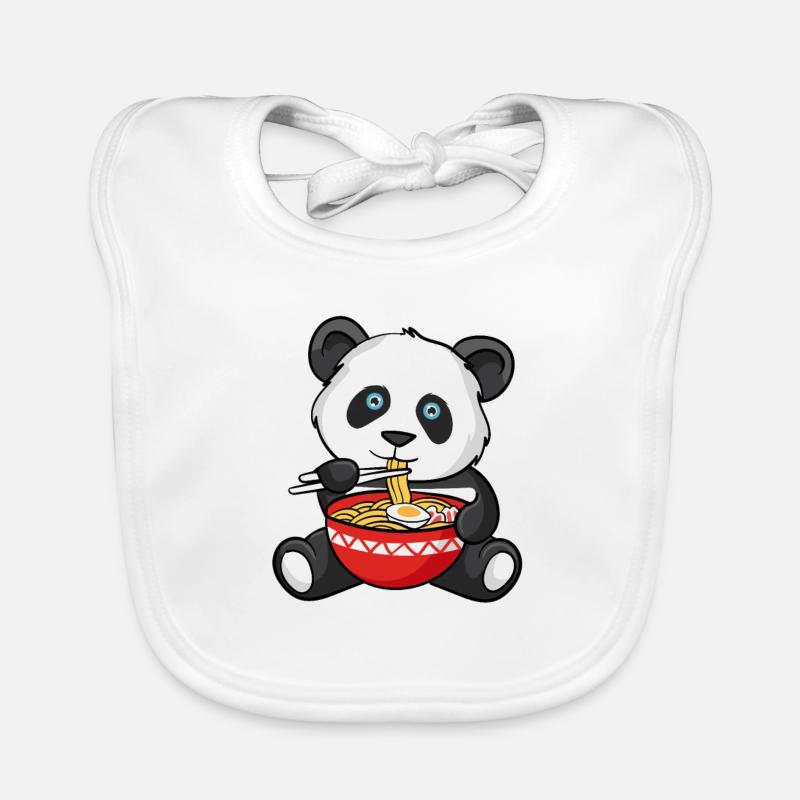 Panda Ramen Schüssel Baby Bio-Lätzchen