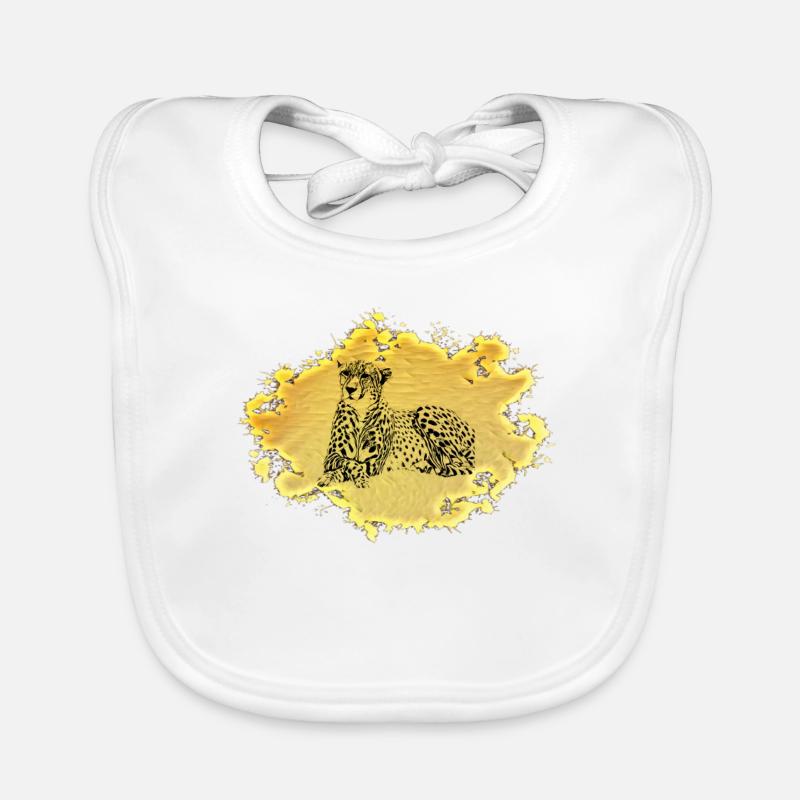 Guépard Bavoir bio Bébé
