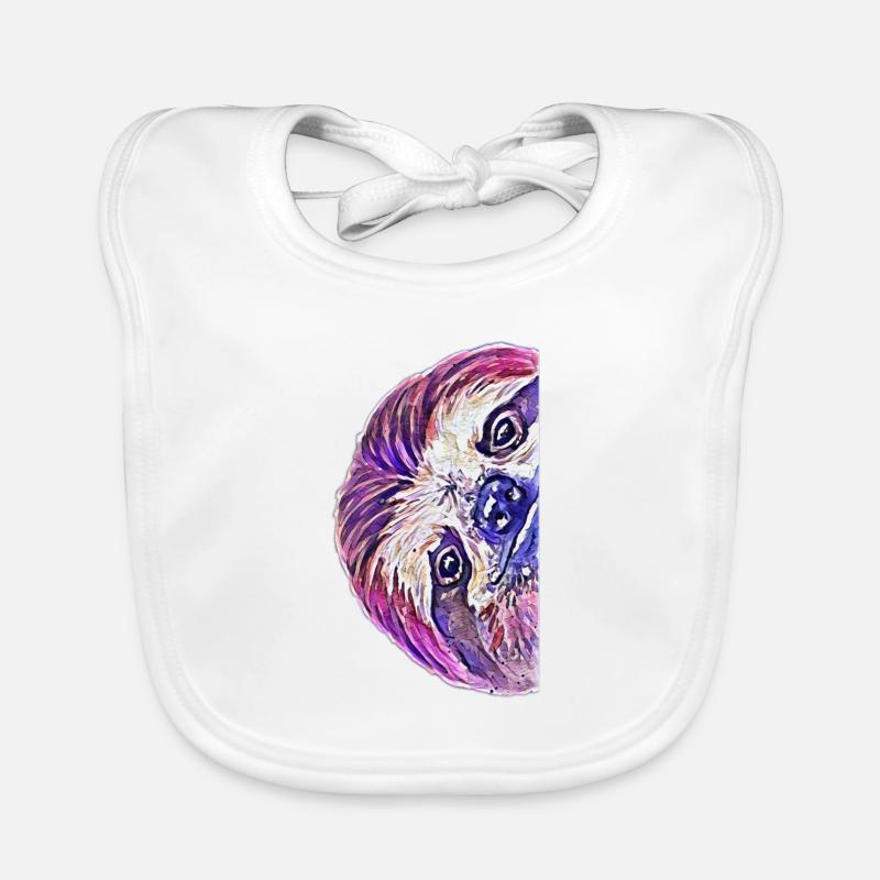 sloth Organic Baby Bibs