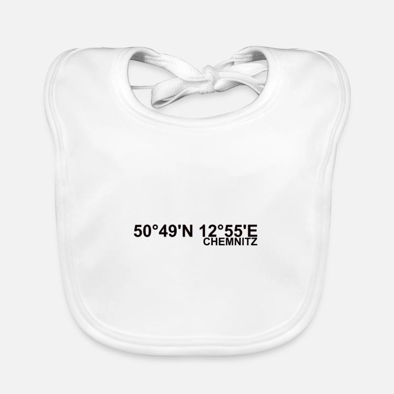 Chemnitz Coordinates Organic Baby Bibs