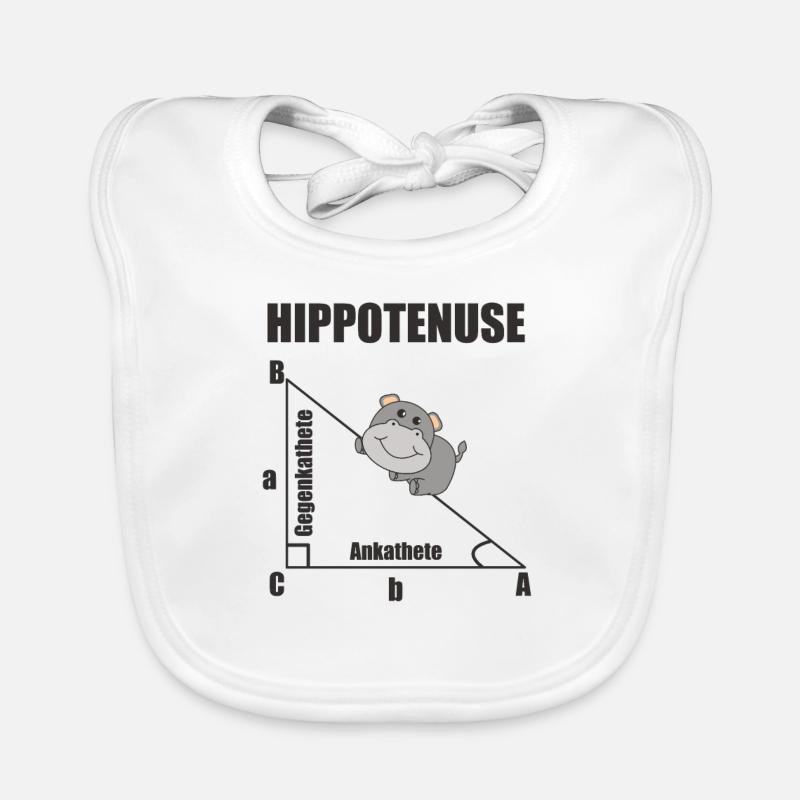 Nerd Geometry Hippotenuse Hypotenuse Math Organic Baby Bibs