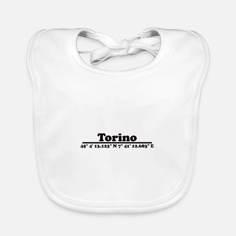 Turin Coordinates Organic Baby Bibs