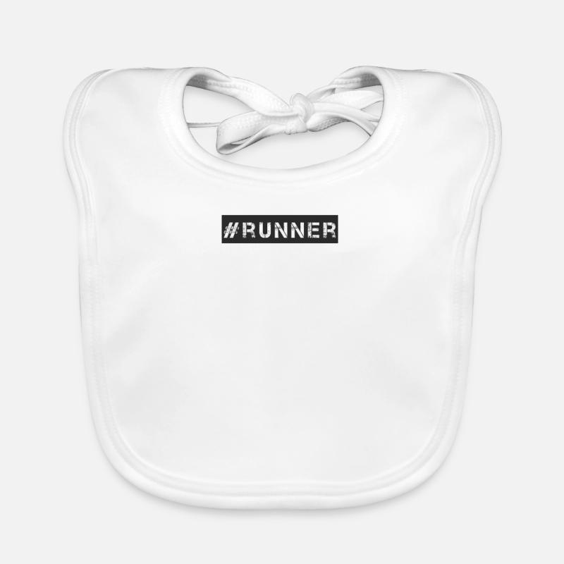 Course à pied - #runner Bavoir bio Bébé