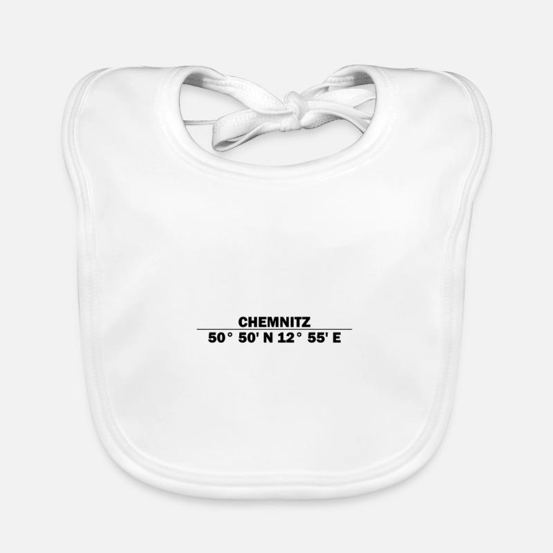 Chemnitz Coordinates Organic Baby Bibs