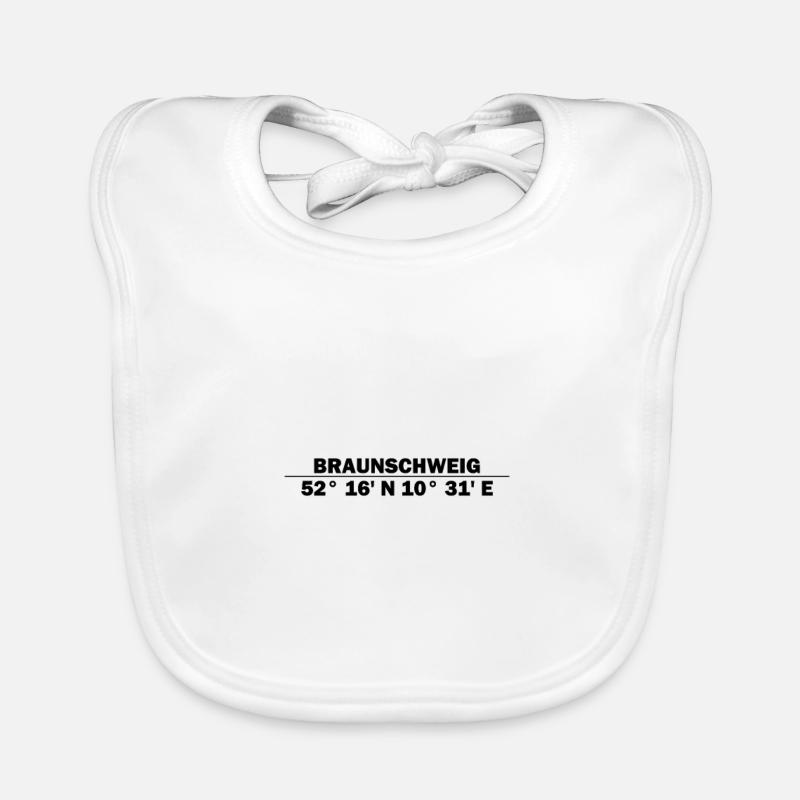 Braunschweig coordinates Organic Baby Bibs