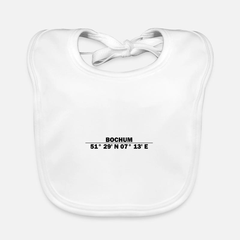 Bochum coordinates Organic Baby Bibs