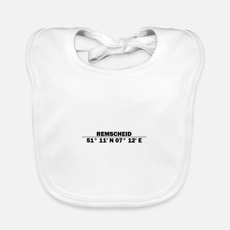 Remscheid coordinates Organic Baby Bibs