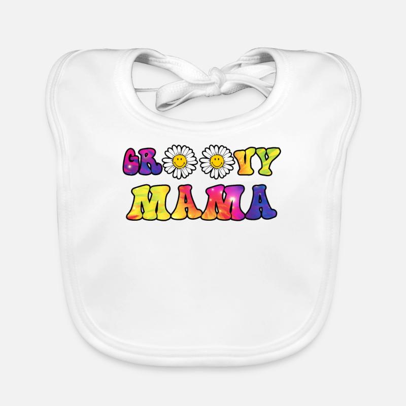 Groovy Mama Couples Matching Gift Organic Baby Bibs