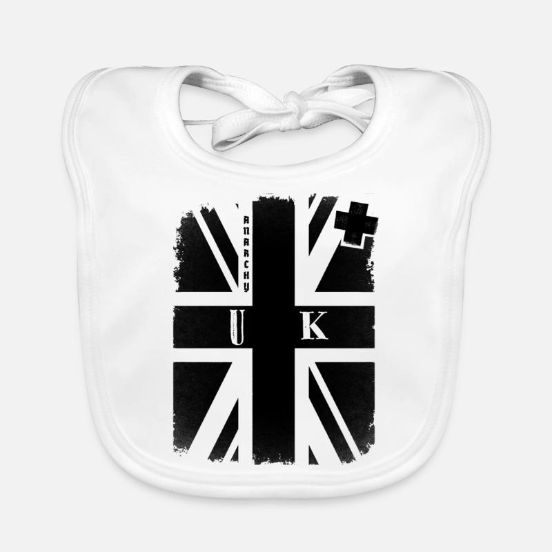 Drapeau du Royaume-Uni Bavoir bio Bébé