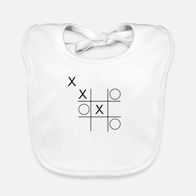 Astuce TICTACTOE Bavoir bio Bébé