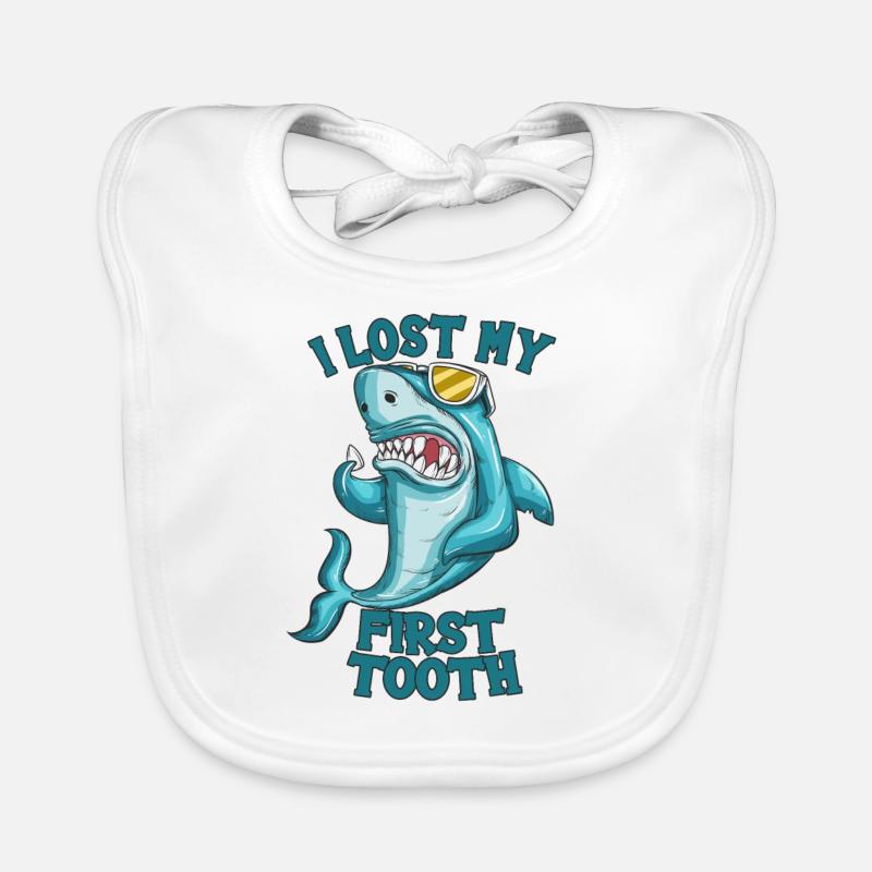 Tooth tooth gap dental practice children pull teeth Organic Baby Bibs