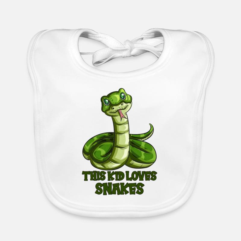 Child Snake Outfit Snake Snake Natter Python Organic Baby Bibs