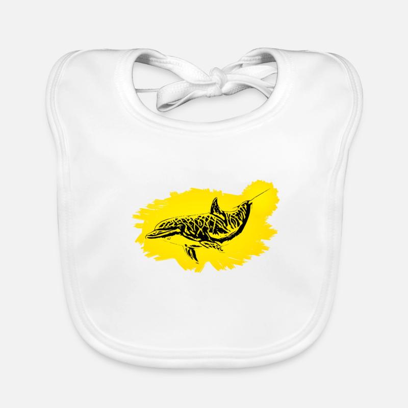 Delfin Baby Bio-Lätzchen