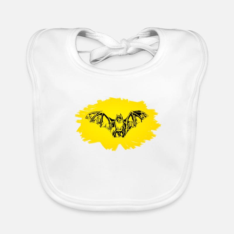 Bat Organic Baby Bibs