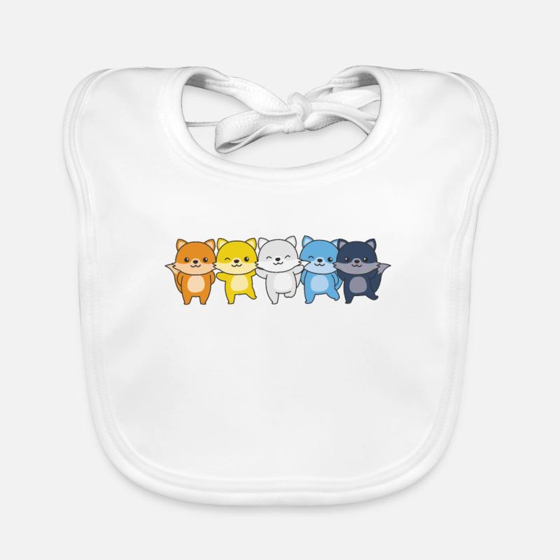 Aroace Drapeau Pride LGBTQ Mignon Renard Bavoir bio Bébé