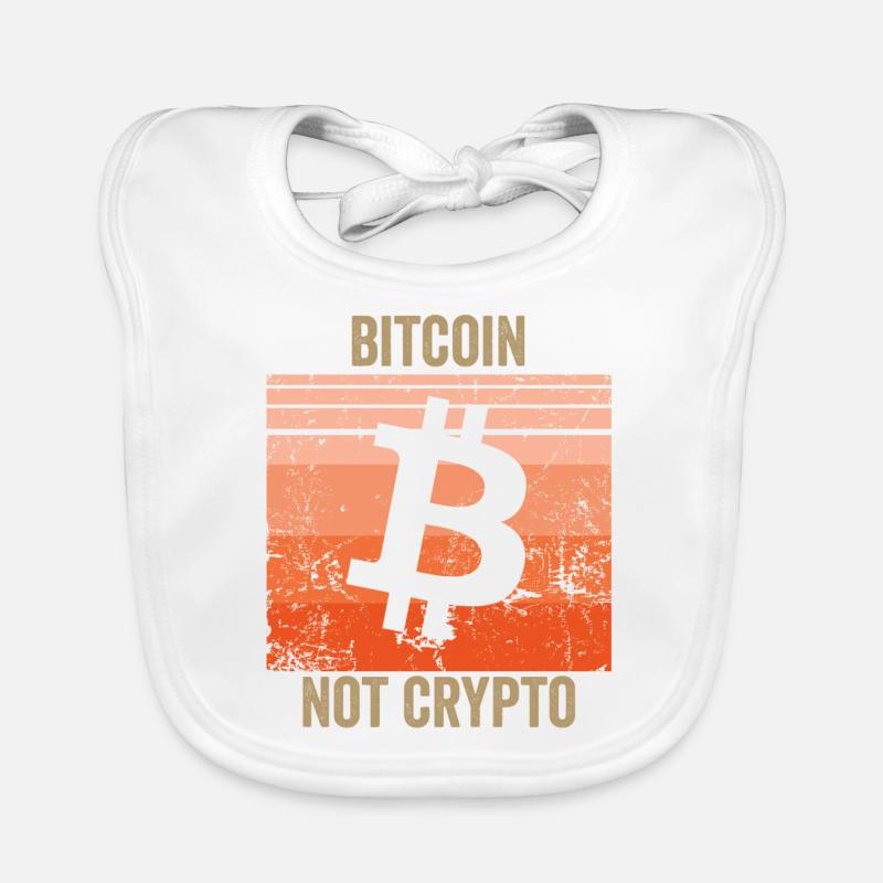 Bitcoin pas Crypto Bavoir bio Bébé