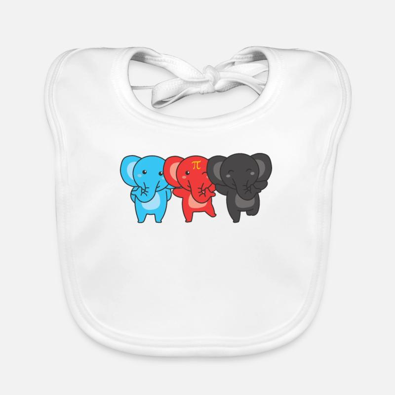 Polyamory Flag Gay Pride LGBTQ Elephant Organic Baby Bibs