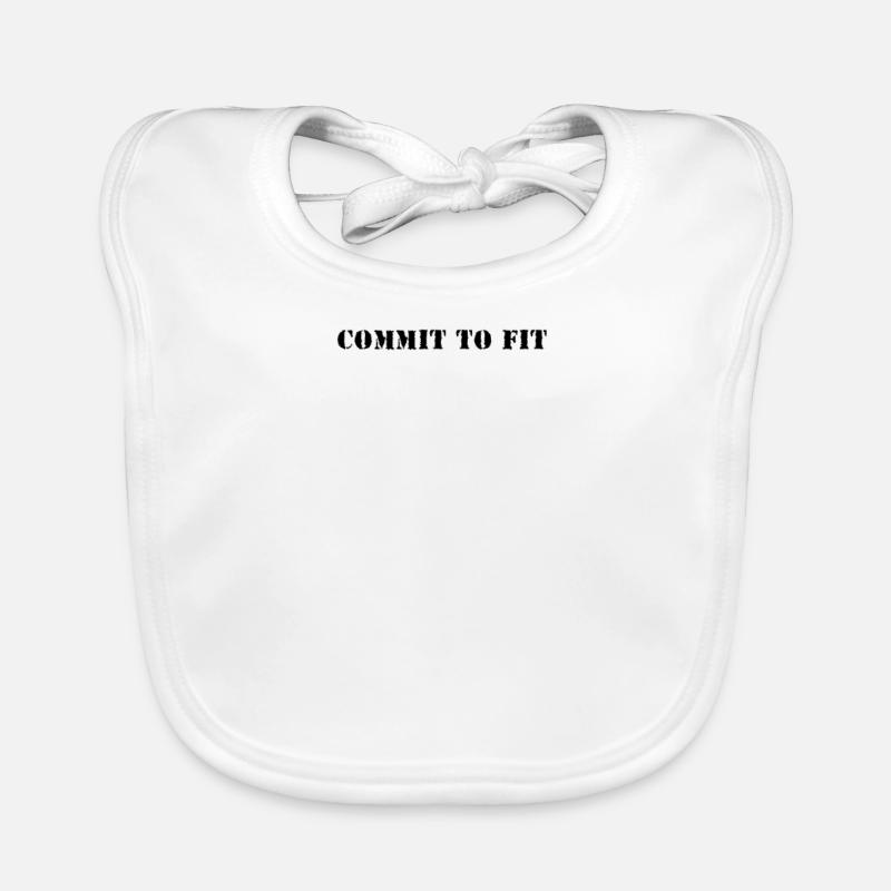 Fitness - Commit to fit Organic Baby Bibs