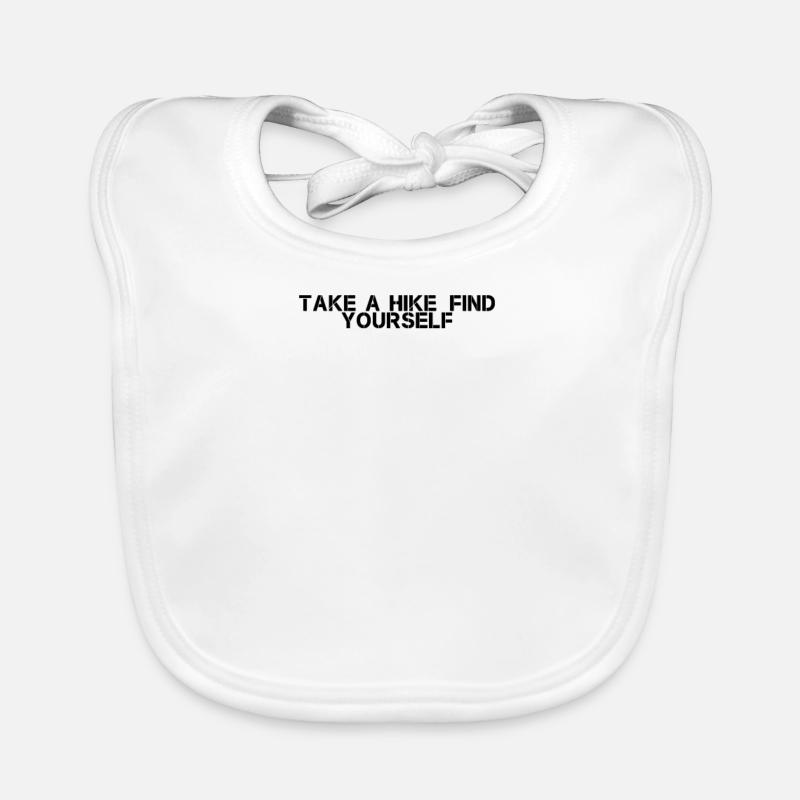 Hiking - Take a hike, find yourself Organic Baby Bibs