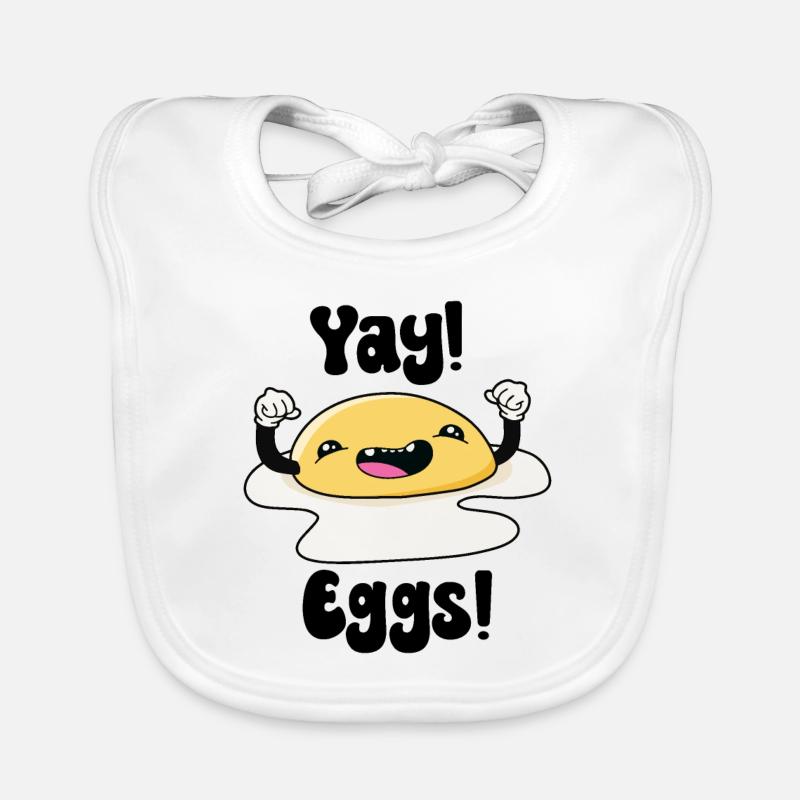Juhu-Eier Baby Bio-Lätzchen