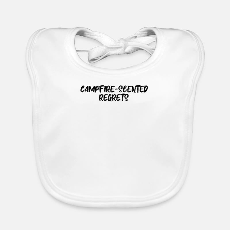 Camping - Campfire-scented regrets Baby Bio-Lätzchen