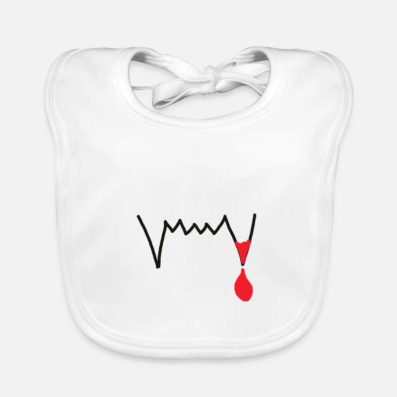 Vampire vampire Bavoir bio Bébé