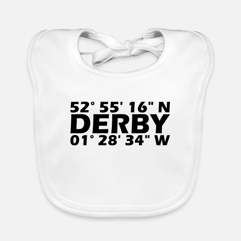 Derby Coordinates Organic Baby Bibs