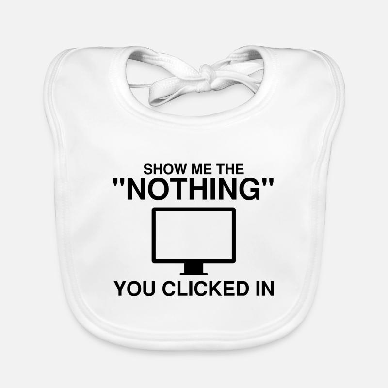 Cyber Security Design for IT Security and Hackers Organic Baby Bibs