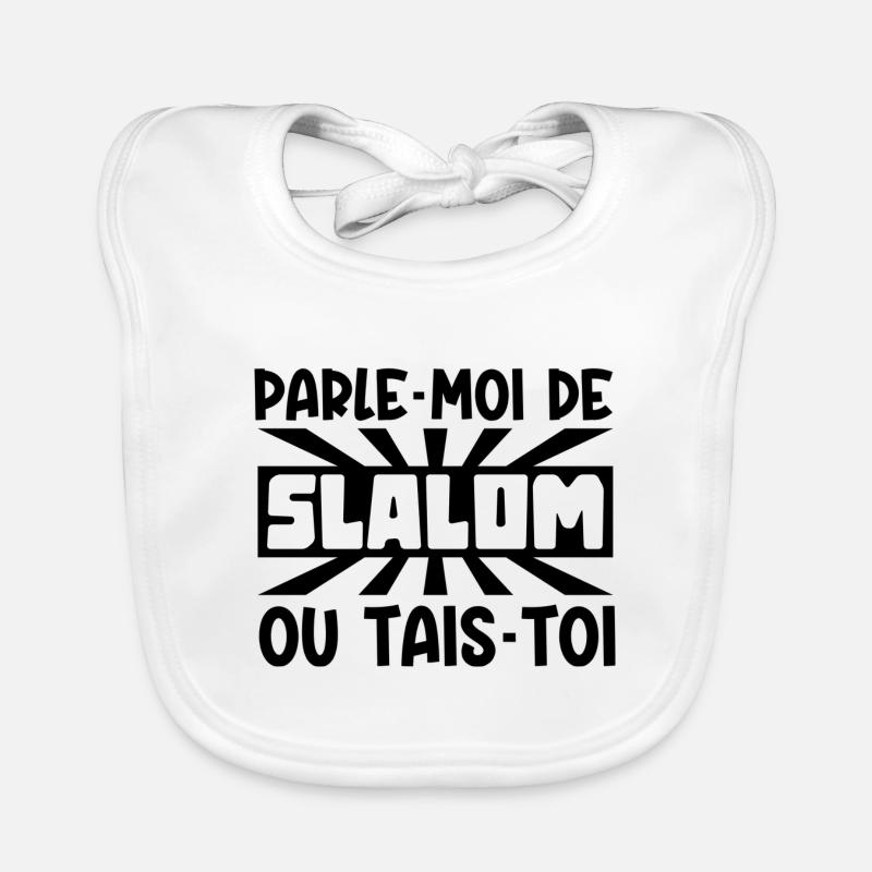 parle-moi de slalom Bavoir bio Bébé
