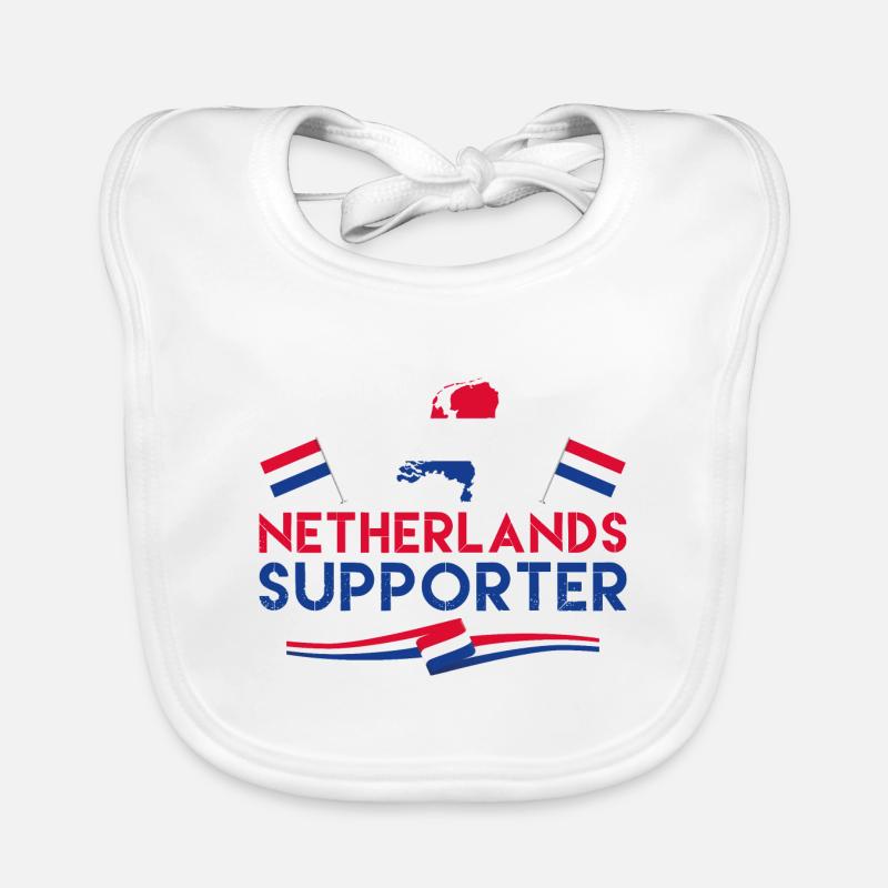 fan de Netherland supporter. Supporter de pays-bas Bavoir bio Bébé