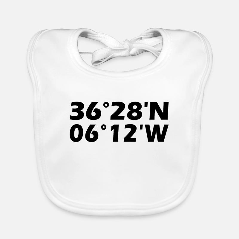 San Fernando coordinates Organic Baby Bibs