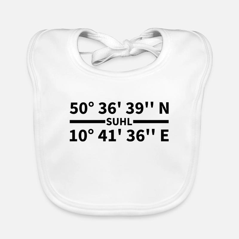 Suhl coordinates Organic Baby Bibs
