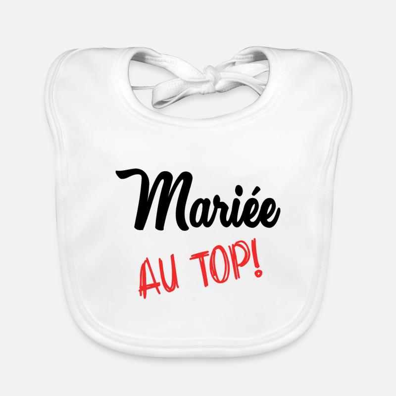 BRIDE-TO-BE Organic Baby Bibs