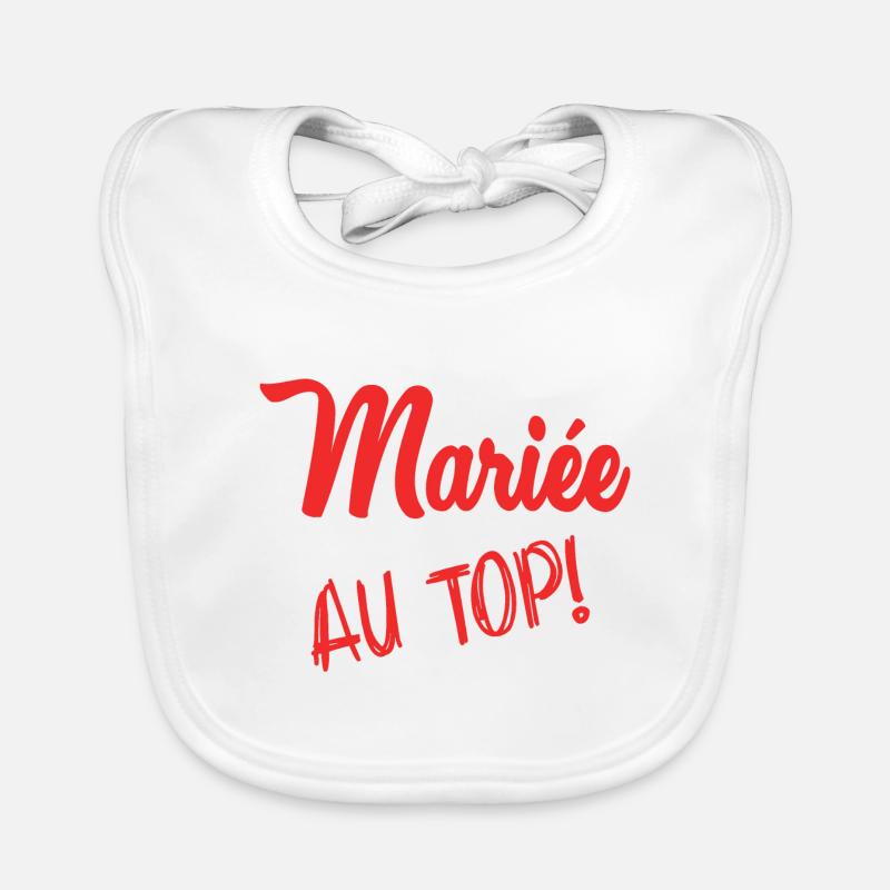 EVJF. MARIEE. TEAM MARIEE. FUTURE MARIEE Bavoir bio Bébé