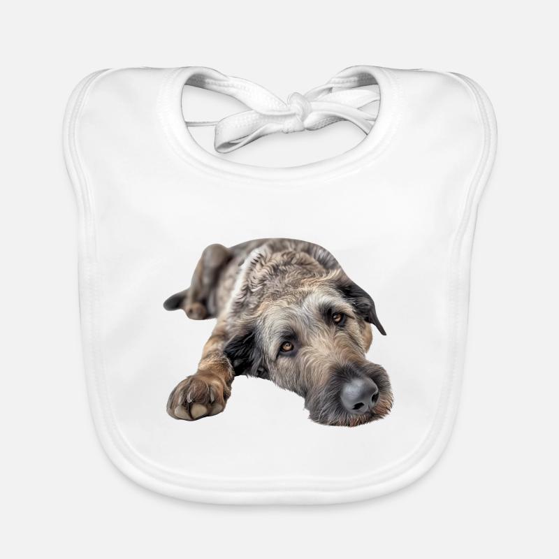 Irish Wolfhound Organic Baby Bibs