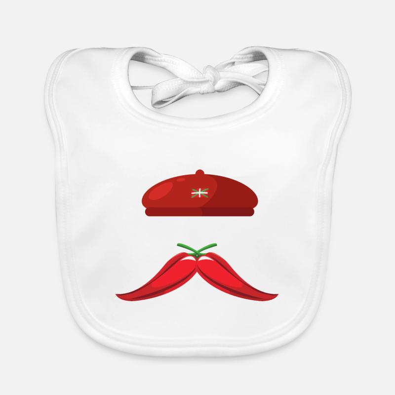 BASQUE - pays basque Bavoir bio Bébé