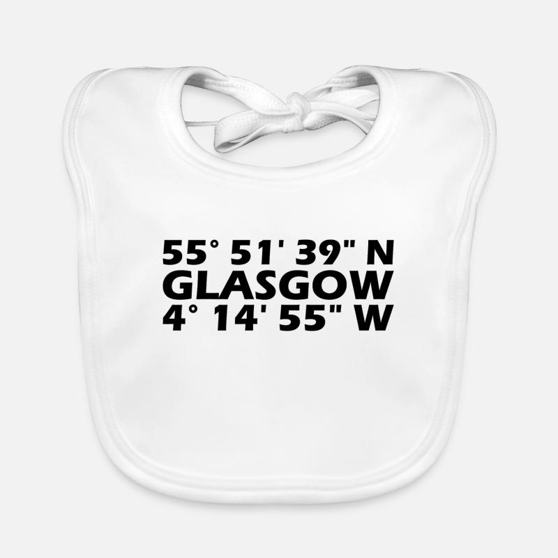 Coordonnées de Glasgow Bavoir bio Bébé