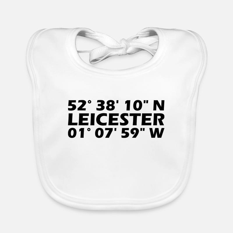 Leicester coordinates Organic Baby Bibs