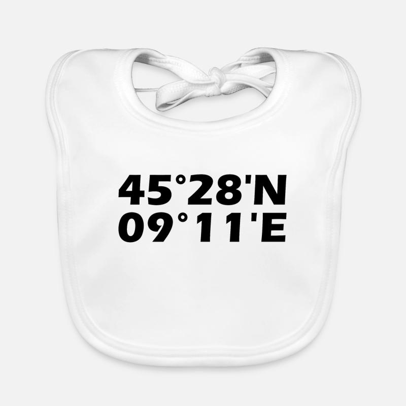 Milan Coordinates Organic Baby Bibs
