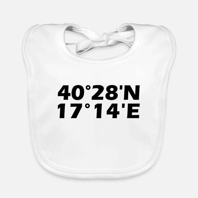 Taranto Coordinates Organic Baby Bibs