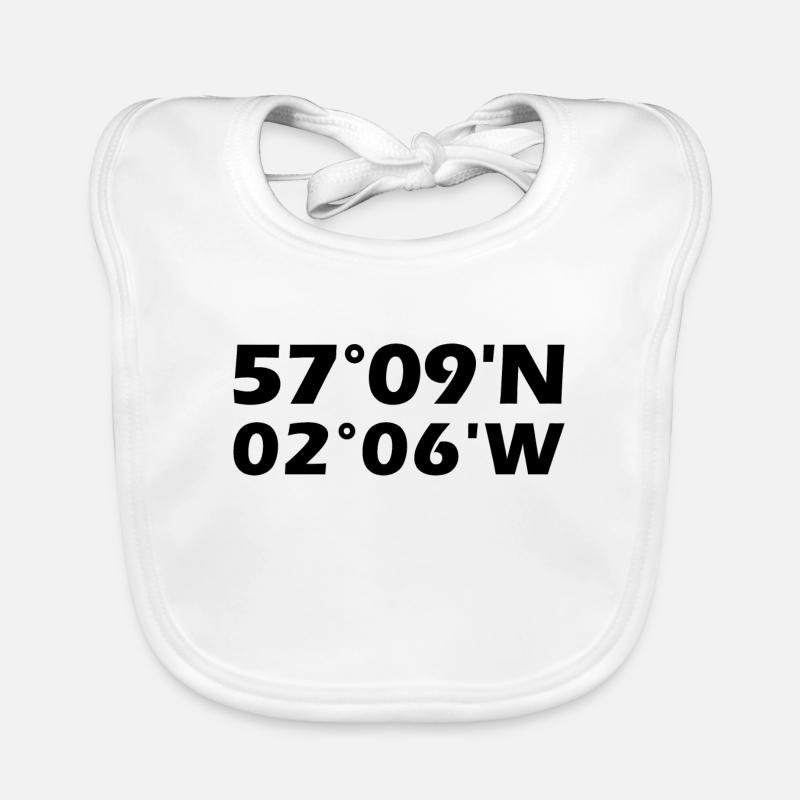 Aberdeen coordinates Organic Baby Bibs