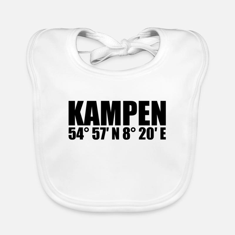 Kampen coordinates Organic Baby Bibs