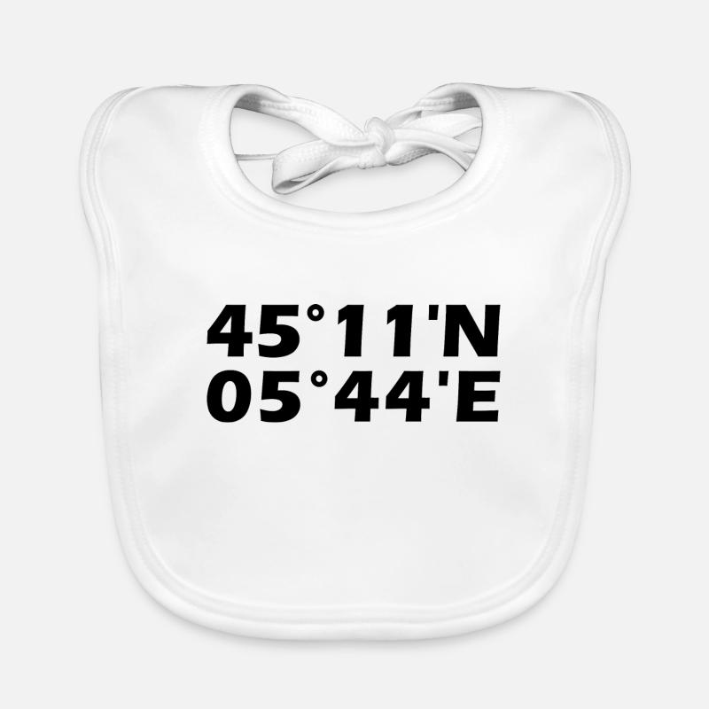 Grenoble coordinates Organic Baby Bibs
