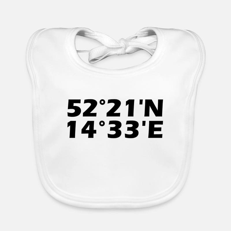 Coordonnées de Francfort (Oder) Bavoir bio Bébé