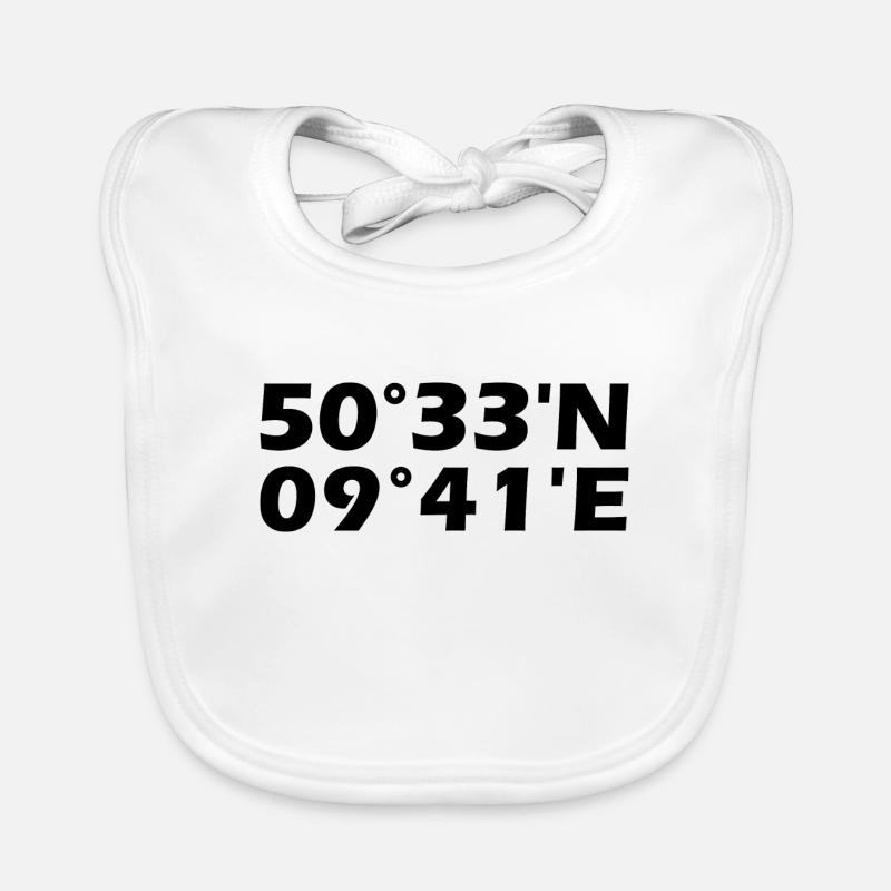 Fulda coordinates Organic Baby Bibs