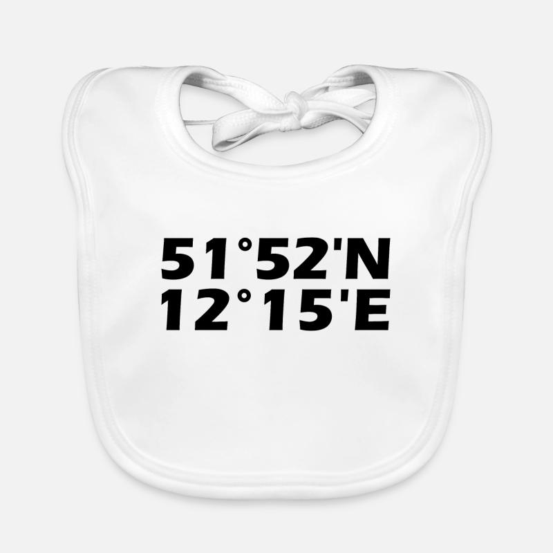 Dessau-Roßlau coordinates Organic Baby Bibs