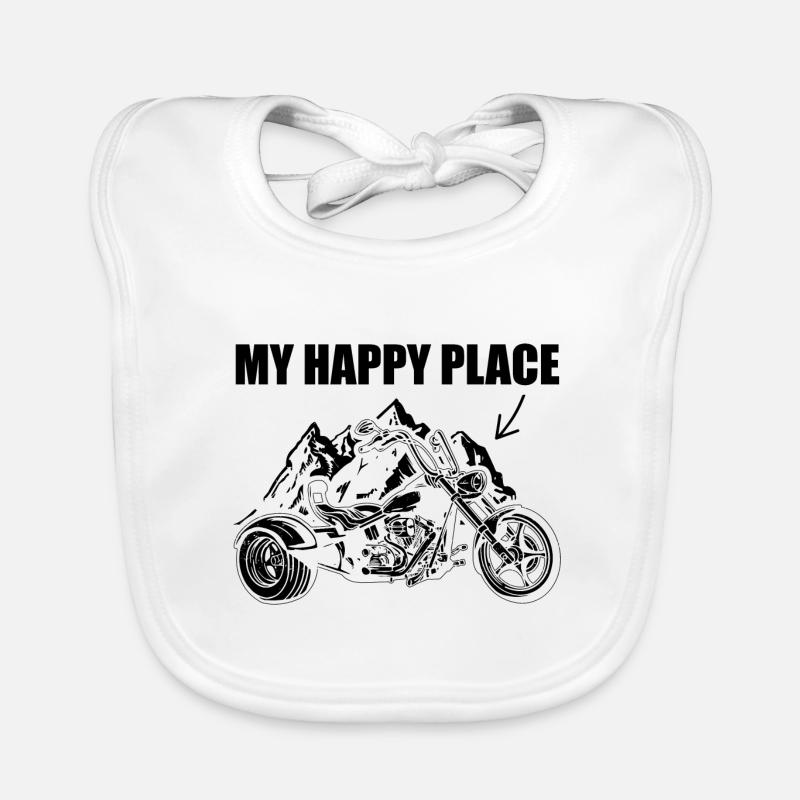 Trike Motorcycle Organic Baby Bibs