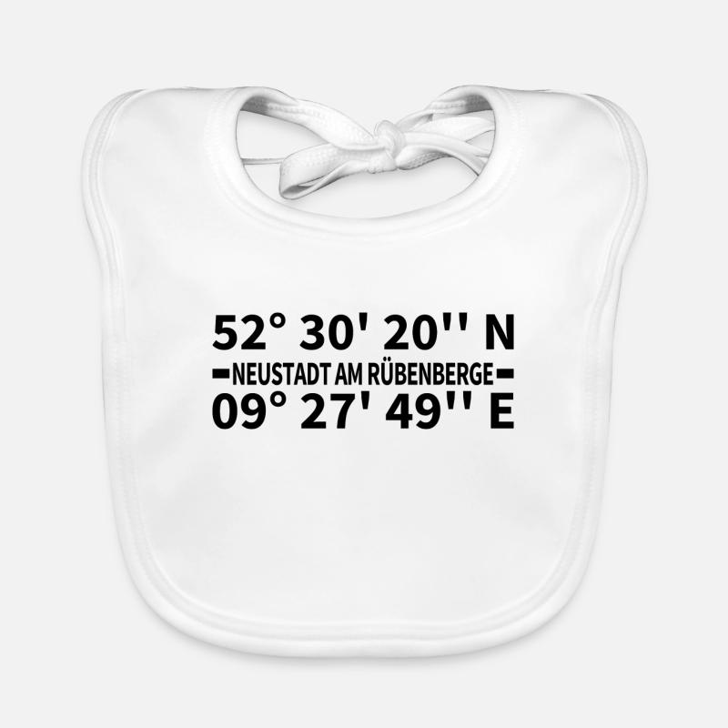 Neustadt am Rübenberge Coordinates Organic Baby Bibs