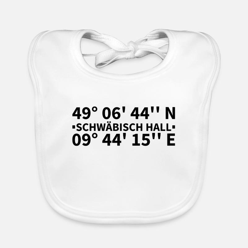Schwäbisch Hall Coordinates Organic Baby Bibs