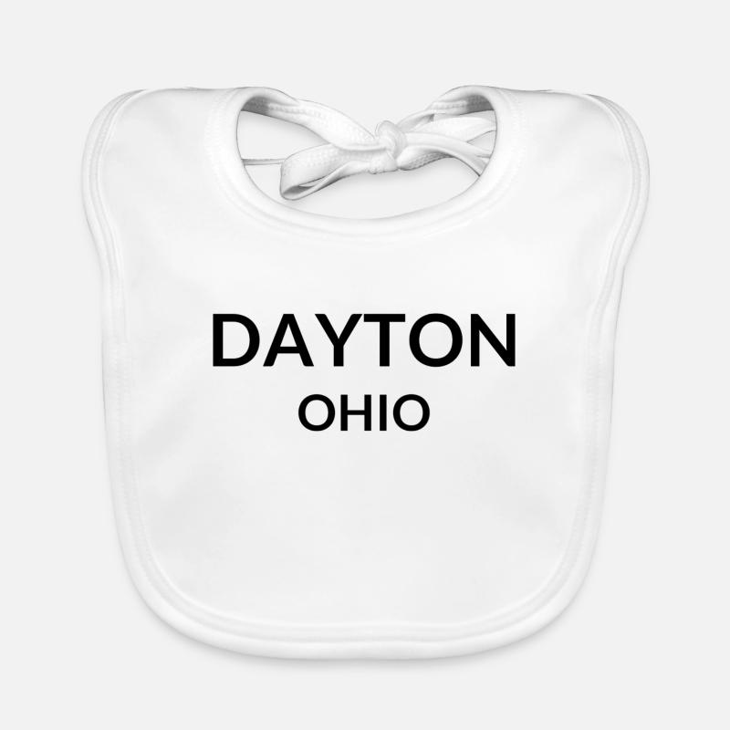 Dayton Ohio USA Organic Baby Bibs